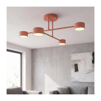 EMIBIG Felületre szerelt csillár HALO 4xGX53/10W/230V rózsaszín 1840/4 kép