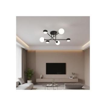 EMIBIG HOLON felületre szerelhető csillár 3xG9/8W/230V + 3xGX53/12W fekete 1558/6 kép