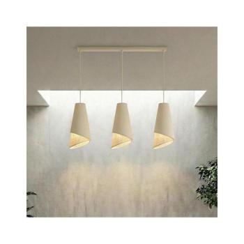 EMIBIG Kábelcsillár MODA 3xE27/15W/230V bézs/rattan 1620/3 kép