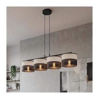 EMIBIG KARBON kábeles csillár 4xE27/15W/230V fekete/szürke 1652/4 kép
