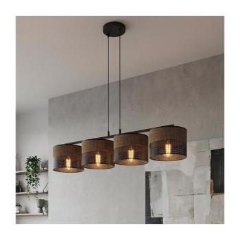EMIBIG KARBON kábeles függőlámpa 4xE27/15W/230V fekete/barna 1653/4 kép