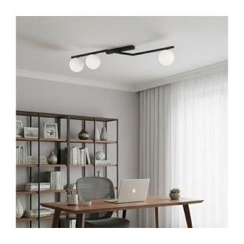 EMIBIG Mennyezeti lámpa NATON 3xE14/10W/230V, fekete/fehér 1508/3