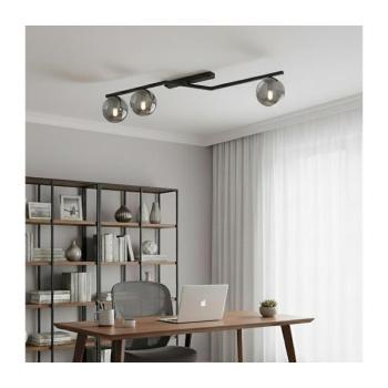 EMIBIG Mennyezeti lámpa NATON 3xE14/10W/230V fekete/füstszínű 1509/3 kép