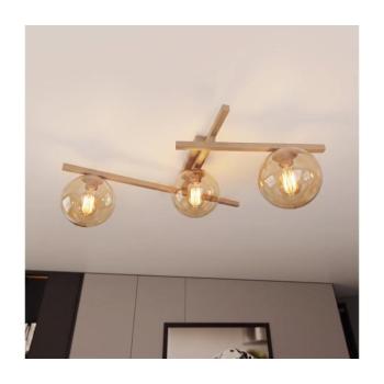EMIBIG Mennyezeti lámpatest SMART 3xE14/10W/230V bézs/füstszínű bézs 1794/3 kép