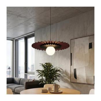 EMIBIG Zsinóros függőlámpa UMBRA 1xG9/8W/230V fekete/piros 1732/1 kép
