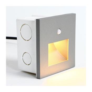 Emithor 70416 - LED lépcsővilágítás mozgásérzékelővel SUNNY LED/1W/230V szürke 70416 kép