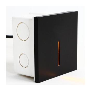 Emithor - LINE LED lépcsővilágítás 1W 230V 4000K fekete kép
