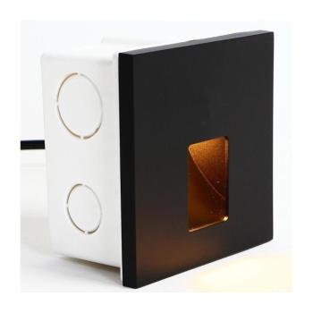 Emithor - VIX LED lépcsővilágítás 1W/230V 4000K fekete kép