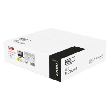 EMOS AVENO LED reflektor 100W 16000lm természetes fehér, 4000K, 15500, 100–277V, CRI> 80, fekete, IP66, ZS2443A kép