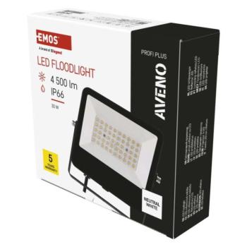 EMOS AVENO LED reflektor 30W 4 500lm természetes fehér kép