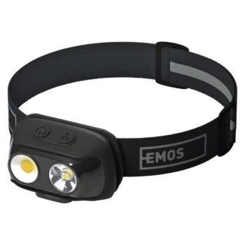 EMOS COB LED Fejlámpa tölthető P3542, 500lm, 130m, Li-pol 1200mAh kép