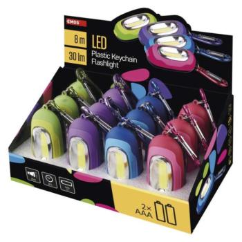 EMOS COB LED kulcstartó 12db, display box kép