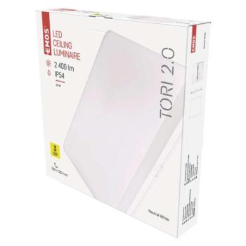 EMOS LED MENNYEZETI LÁMPA TORI 24W NW IP54 kép