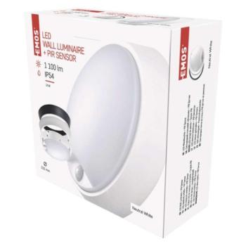 EMOS LED mennyezeti lámpa ZURI 14W 1100lm IP54 PIR érzékelővel természetes fehér kép