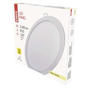 EMOS LED panel beépíthető 24W 2000lm IP20 meleg fehér kép