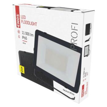 EMOS LED reflektor INOVO 100W 11000lm IP65 természetes fehér kép