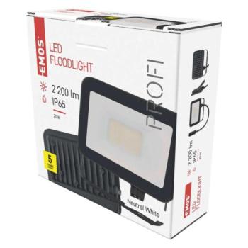 EMOS LED reflektor INOVO 20W 2200lm IP65 természetes fehér kép