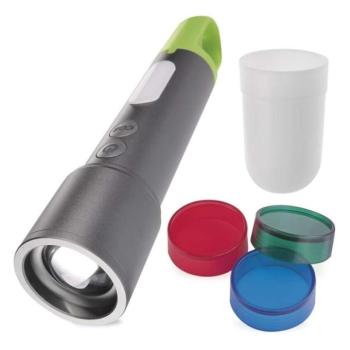 EMOS LED tölthető fém zseblámpa 600 lm, 1 200 mAh kép