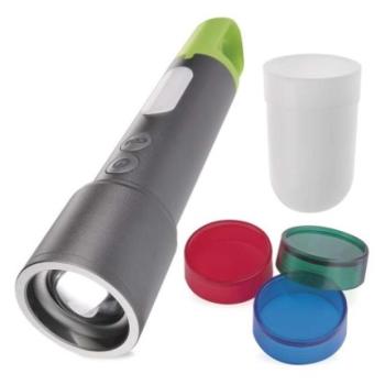 EMOS LED tölthető fém zseblámpa 600 lm, 1 200 mAh kép