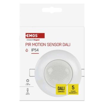 EMOS Mozgásérzékelő DALI (PIR) IP54, fehér, GS13142 kép