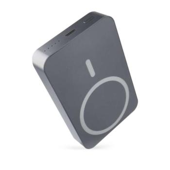 EMOS Powerbank WI 1046, 10 000 mAh, 20 W+Wireless, szürke, B0551GY kép