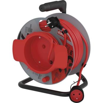 EMOS PVC Hosszabbító kábel dobon - 1× aljzat, 25 m, 1,5 mm2 kép