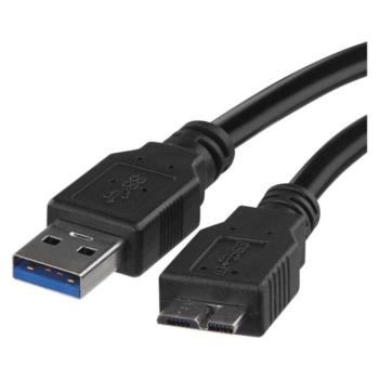 EMOS USB kábel 3.0 A csatlakozó – micro B csatlakozó 1m, fekete, S70203 kép