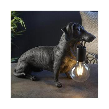 Endon 101188 - Asztali lámpa DACHSHUND 1xE27/10W/230V fekete 101188 kép