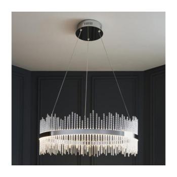 Endon 107108 - LED kábeles csillár LED/56W/230V 3000K fényes króm 107108