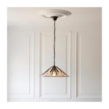 Endon 111922 - Tiffany ASTORIA láncra függesztett csillár 3xE27/10W/230V, átmérő 48 cm 111922 kép