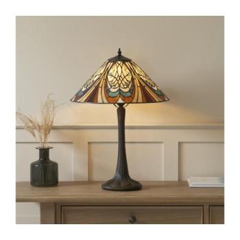 Endon 112185 - Tiffany HECTOR asztali lámpa 1xE27/10W/230V átm. 40 cm 112185 kép