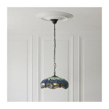 Endon 112195 - Tiffany DRAGONFLY láncos csillár 1xE27/60W/230V, átmérő 41 cm 112195 kép