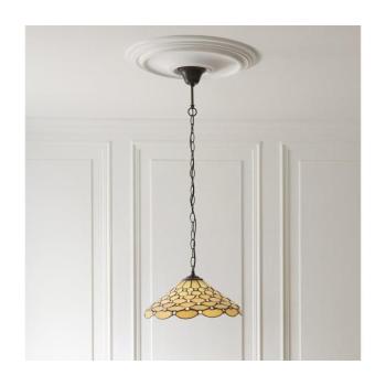 Endon 112226 - Láncos csillár Tiffany PEARL 1xE27/10W/230V átm. 45 cm 112226 kép