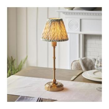 Endon 114800 - LED Dimmelhető Asztali lámpa tölthető BURLEY LED/1,5W/5V réz/zöld 114800 kép