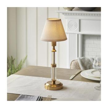 Endon 114849 - LED Dimmelhető Asztali lámpa tölthető MORTON LED/1,5W/5V réz/bézs 114849 kép