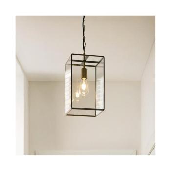 Endon 119141 - HAMMOND láncos csillár 1xE27/10W/230V 21,5x21,5 cm, sárgaréz 119141 kép