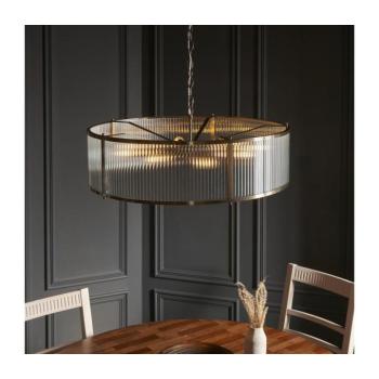 Endon 119455 - RIDGETON láncos csillár 8xE14/7W/230V sárgaréz 119455 kép