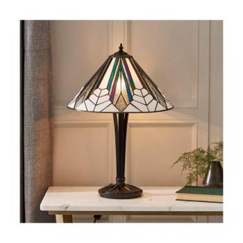 Endon 63939 - Tiffany ASTORIA asztali lámpa 2xE27/60W/230V átm. 40 cm 63939 kép