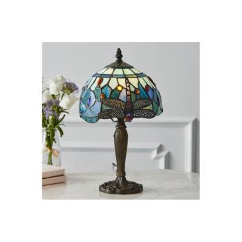 Endon 64088 - Asztali lámpa Tiffany DRAGONFLY 1xE14/7W/230V Ø 20 cm 64088 kép