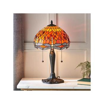 Endon 64092 - Tiffany DRAGONFLY asztali lámpa 2xE27/60W/230V Ø 30 cm 64092 kép