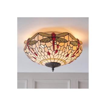 Endon 70723 - Tiffany DRAGONFLY mennyezeti lámpatest 2xE27/60W/230V átm. 41 cm 70723 kép