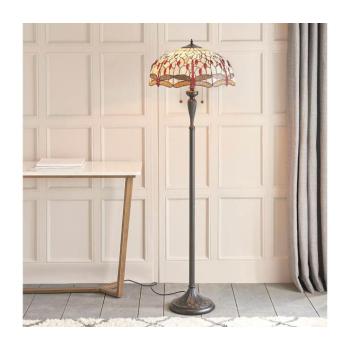 Endon 70940 - Tiffany DRAGONFLY állólámpa 2xE27/60W/230V, átmérő 50 cm 70940 kép