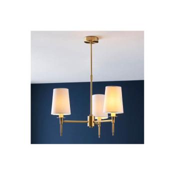 Endon 99456 - Rudas csillár 3xE14/6W/230V arany/fehér 99456 kép