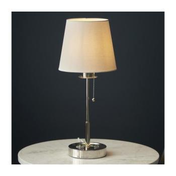 Endon 99596 - Asztali lámpa 1xE27/10W/230V fehér/fényes króm 99596 kép