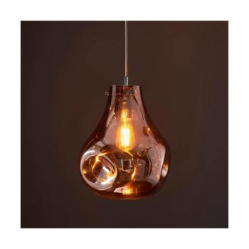 Endon 99790 - EUROPA kábeles függeszték 1xE27/10W/230V füstös barna 99790