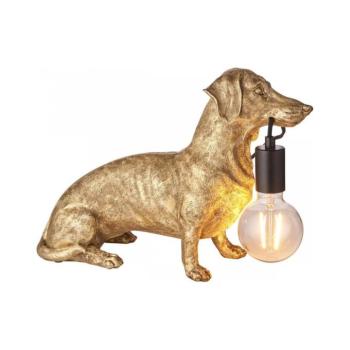 Endon 101187 - Asztali lámpa DACHSHUND 1xE27/10W/230V arany 101187 kép