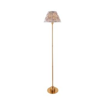 Endon 114785 - BURLEY dimmelhető, újratölthető állólámpa LED/1,5W/5V, sárgaréz/szürke 114785 kép