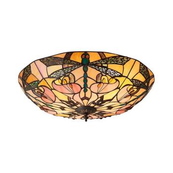 Endon 63922 - Tiffany mennyezeti lámpa ASHTON 2xE27/60W/230V átm. 45 cm 63922 kép