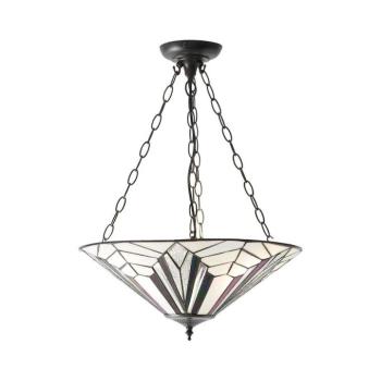 Endon 63936 - Tiffany ASTORIA láncos csillár 3xE27/60W/230V átm. 48 cm 63936 kép