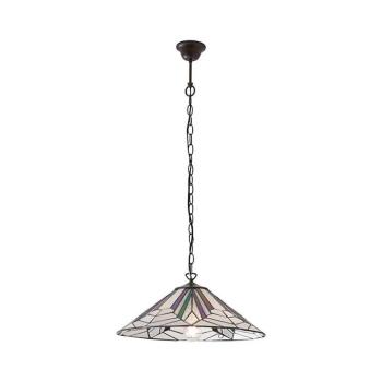 Endon 63938 - Tiffany ASTORIA láncos csillár 1xE27/60W/230V átm. 48 cm 63938 kép